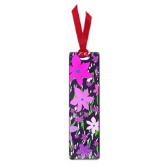 Purple Fowers Small Book Marks