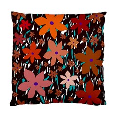 Orange Flowers  Standard Cushion Case (two Sides)