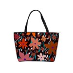 Orange flowers  Shoulder Handbags Front