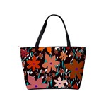 Orange flowers  Shoulder Handbags Back