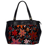 Orange flowers  Office Handbags Front