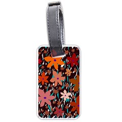 Orange Flowers  Luggage Tags (one Side) 