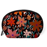 Orange flowers  Accessory Pouches (Large)  Back