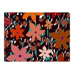 Orange flowers  Double Sided Flano Blanket (Mini)  35 x27  Blanket Front