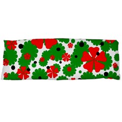 Red And Green Christmas Design  Body Pillow Case (dakimakura) by Valentinaart