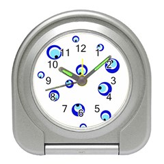 Mediterranean Blue Eyes Travel Alarm Clocks