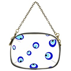 Mediterranean Blue Eyes Chain Purses (one Side) 