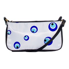 Mediterranean Blue Eyes Shoulder Clutch Bags