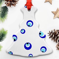 Mediterranean Blue Eyes Ornament (christmas Tree)