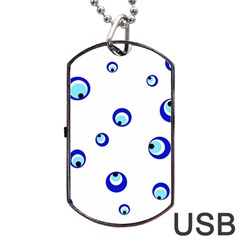 Mediterranean Blue Eyes Dog Tag Usb Flash (two Sides)  by Valentinaart