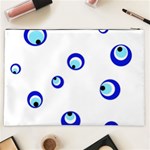 Mediterranean blue eyes Cosmetic Bag (XXL)  Back