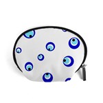 Mediterranean blue eyes Accessory Pouches (Small)  Front