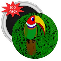 Toucan 3  Magnets (100 Pack)