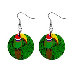 Toucan Mini Button Earrings