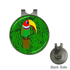 Toucan Hat Clips With Golf Markers