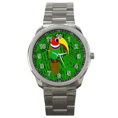 Toucan Sport Metal Watch by Valentinaart