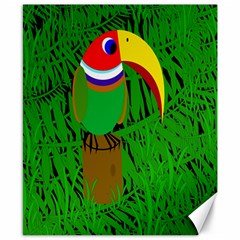 Toucan Canvas 8  X 10  by Valentinaart