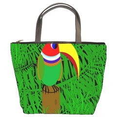 Toucan Bucket Bags by Valentinaart