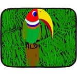 Toucan Double Sided Fleece Blanket (Mini)  35 x27  Blanket Front