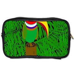 Toucan Toiletries Bags by Valentinaart