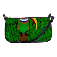 Toucan Shoulder Clutch Bags by Valentinaart