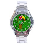 Toucan Stainless Steel Analogue Watch Front