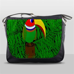 Toucan Messenger Bags by Valentinaart