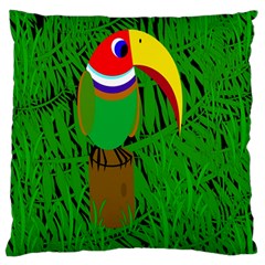 Toucan Large Cushion Case (two Sides)