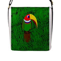 Toucan Flap Messenger Bag (l)  by Valentinaart