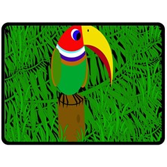 Toucan Double Sided Fleece Blanket (large) 