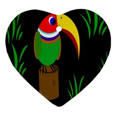 Toucan Ornament (heart)  by Valentinaart