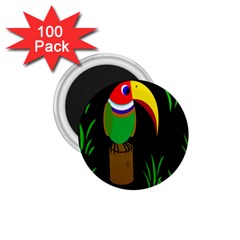 Toucan 1 75  Magnets (100 Pack)  by Valentinaart