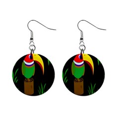 Toucan Mini Button Earrings by Valentinaart