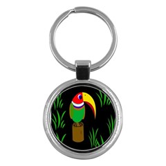 Toucan Key Chains (round)  by Valentinaart