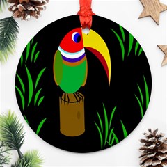 Toucan Round Ornament (Two Sides) 