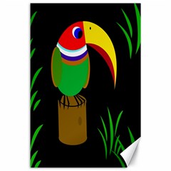 Toucan Canvas 24  X 36  by Valentinaart