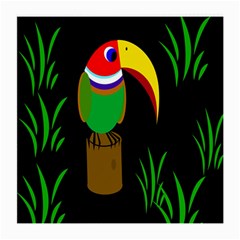 Toucan Medium Glasses Cloth (2-side) by Valentinaart