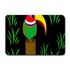 Toucan Small Doormat  by Valentinaart