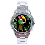 Toucan Stainless Steel Analogue Watch Front