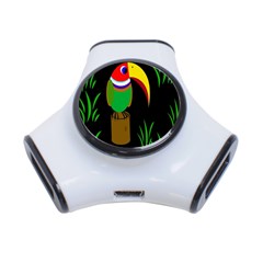 Toucan 3-port Usb Hub by Valentinaart