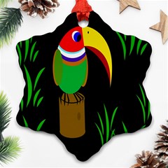 Toucan Snowflake Ornament (2-Side)