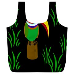 Toucan Full Print Recycle Bags (l)  by Valentinaart