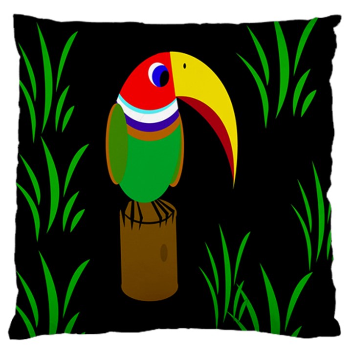 Toucan Standard Flano Cushion Case (Two Sides)