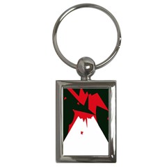 Volcano  Key Chains (rectangle) 