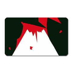 Volcano  Magnet (rectangular) by Valentinaart