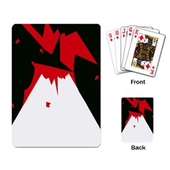 Volcano  Playing Card