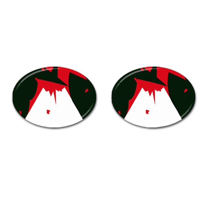 Volcano  Cufflinks (Oval)