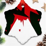 Volcano  Ornament (Snowflake)  Front