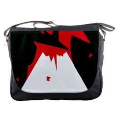 Volcano  Messenger Bags by Valentinaart