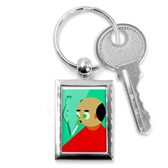 Smoker  Key Chains (rectangle) 